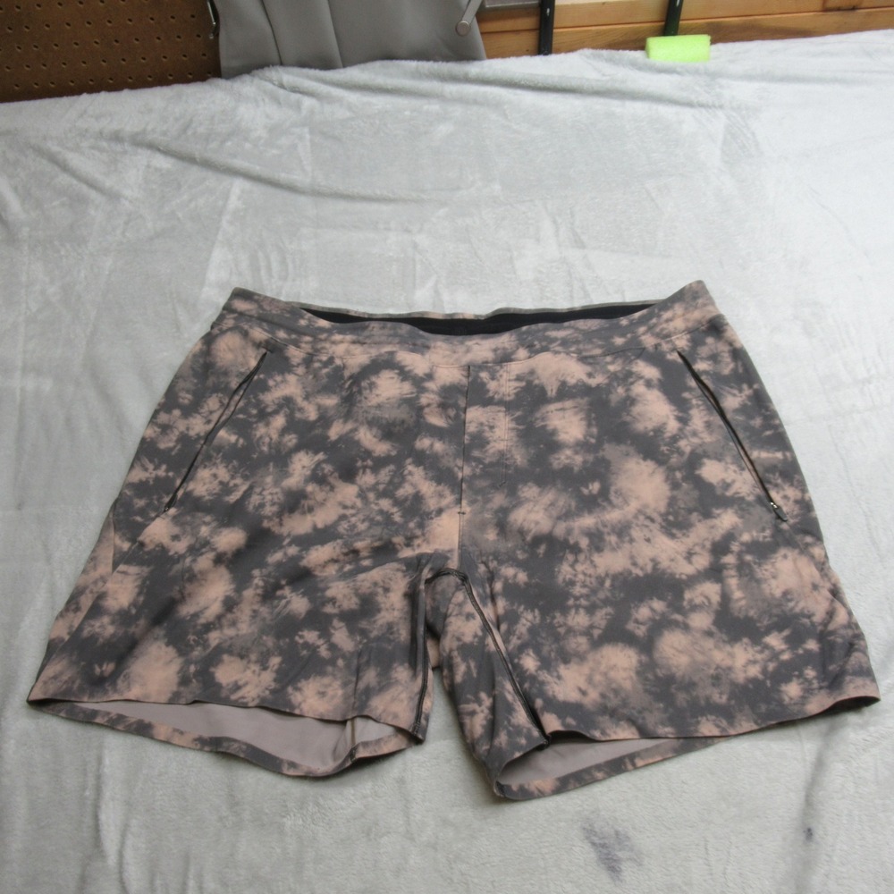 Lululemon Shorts Mens XXL Balancer 6" Everlux Tie Dye Slim‎ Tapered Fit Pockets